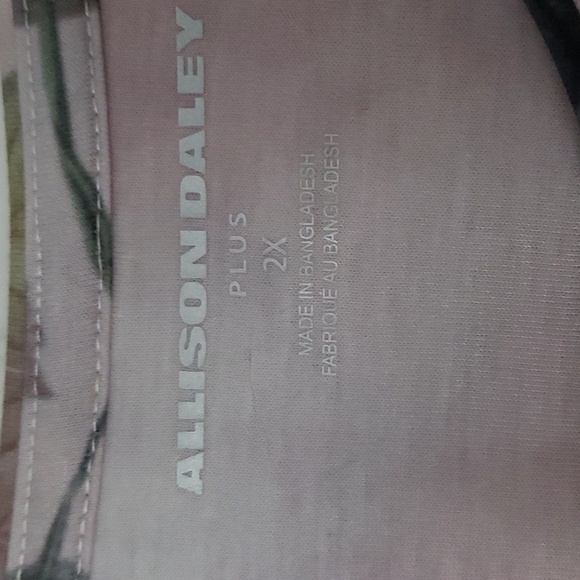 Nwt Alison Daley butterfly shirt - Picture 3 of 5